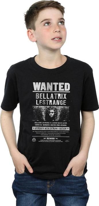Produktbild Jungen Bellatrix Lestrange Wanted Poster TShirt aus Baumwolle (140, 146)