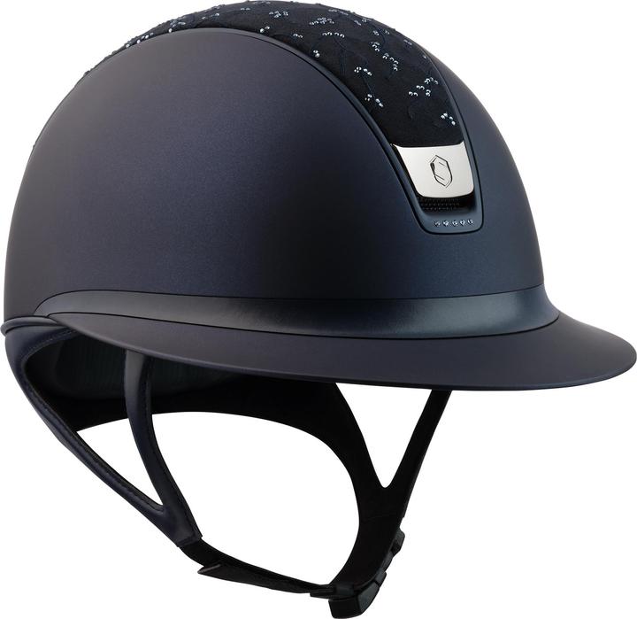 Actual product image Samshield riding helmet custom miss shadowmatt crystal leaf 5 swarovski (55 - 58 cm)