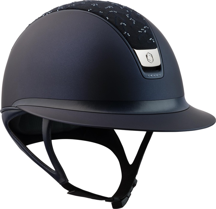 Produktbild Samshield reithelm custom miss shadowmatt crystal leaf 5 swarovski (M)