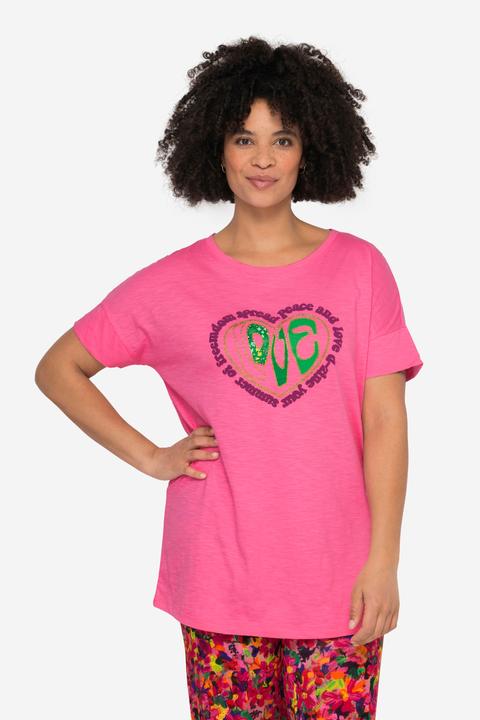 Actual product image Janet & Joyce T-Shirt, oversized, LOVE Motiv, Halbarm (48)