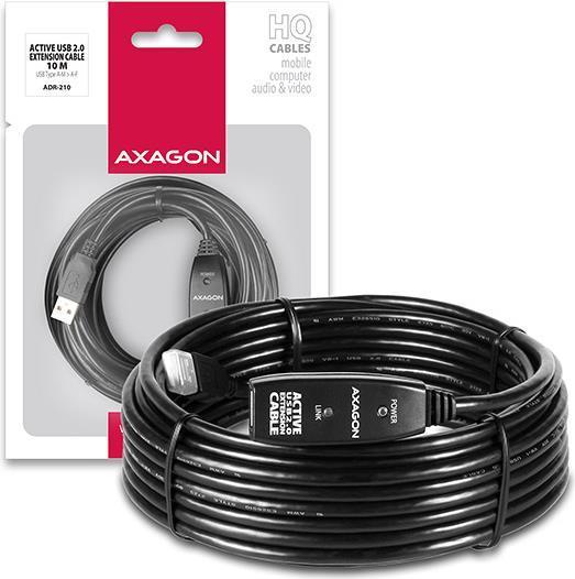 Image du produit Axagon USB A – USB A (10 m, USB 2.0)
