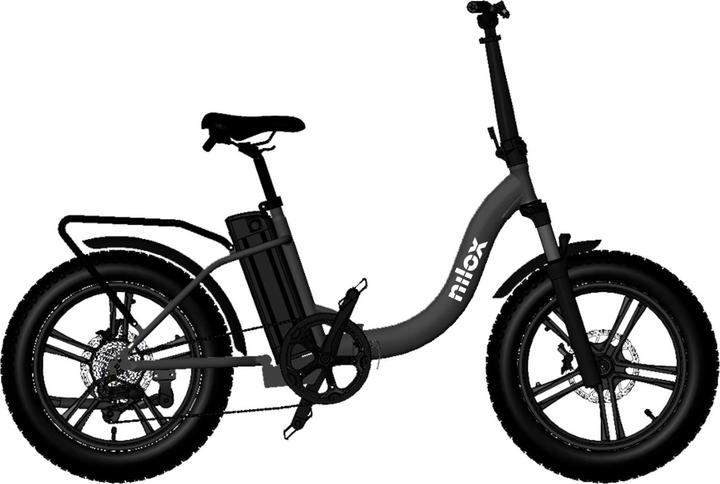 Actual product image Nilox X9 Black E-Bike 36v13ah (45 cm)