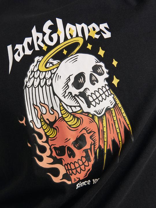 Produktbild Jack & Jones Jorseven Skull Tee Ss Crew Neck Sn (L)