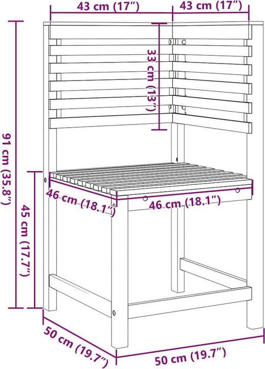 Actual product image vidaXL Gartenbänke Set
