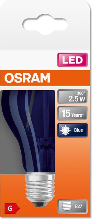 Productafbeelding Osram LED verlichting (E27, 2.50 W, 10 lm, 1 x, F)