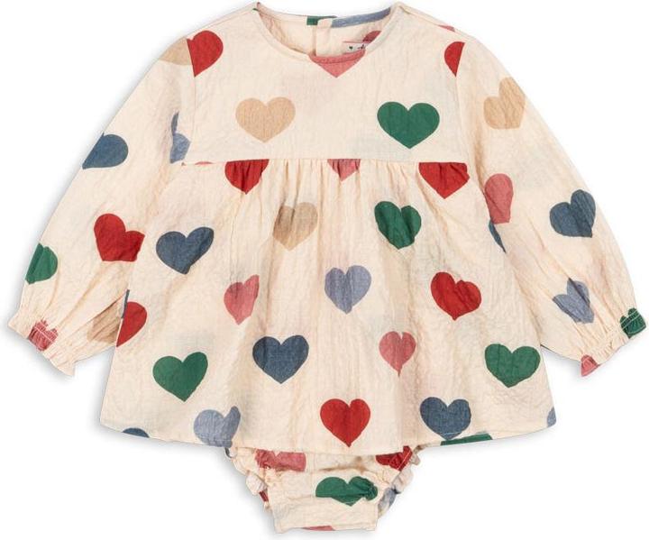 Actual product image Konges Slojd Elin romper Bon Coeur Colore Frappe (86)