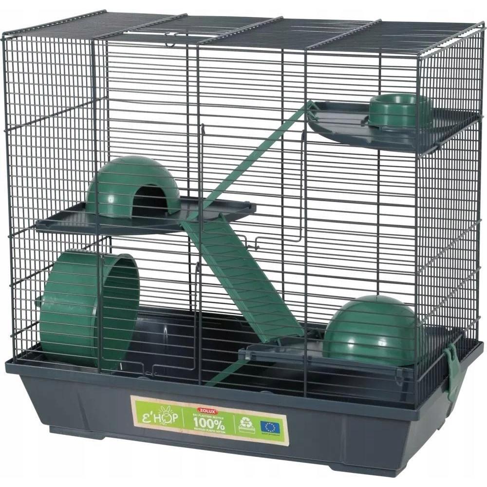 Zolux Hamster cage EHOP 50 cm, triple, green, Gehege