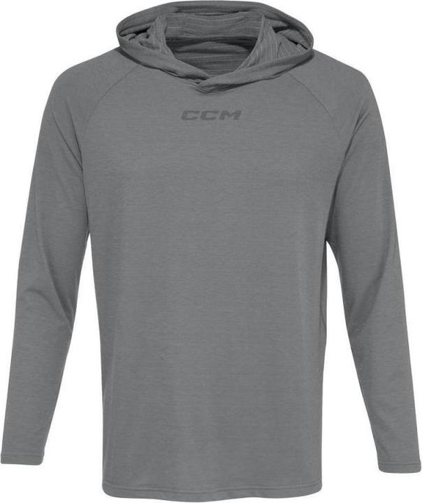 Immagine prodotto CCM Felpa da allenamento premium a maniche lunghe con cappuccio (S, temno siva) (S)