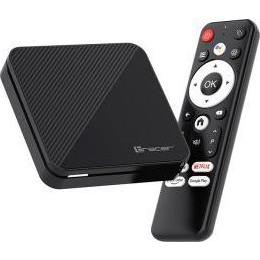 Tracer Odtwarzacz multimedialny Odtwarzacz multimedialny TV Box (16 GB, Android 14), Box per lo streaming, Nero