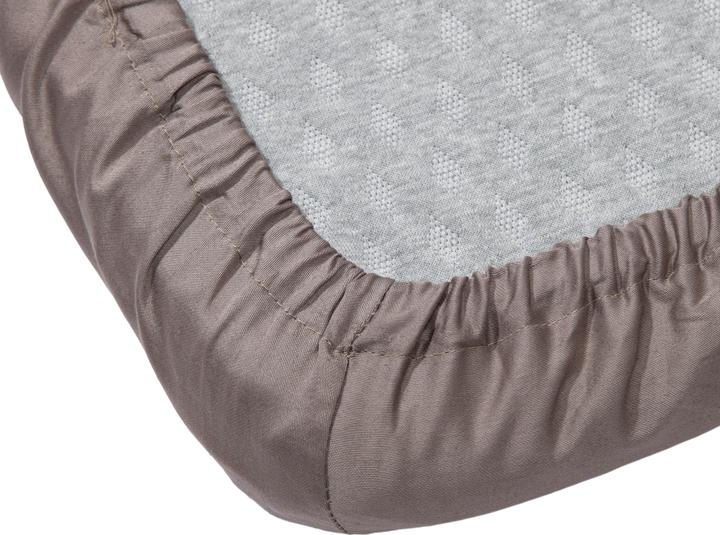 Actual product image Domoletti FITTED SHEET SATEEN 200X200+25 TAUPE (200 x 200 cm)