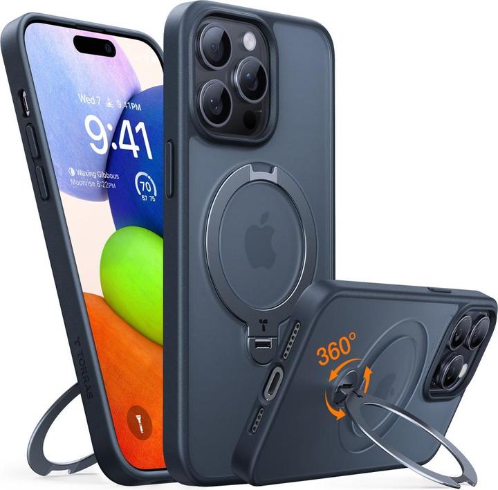 Produktbild Torras Upro Ostand Spin Series (Apple iPhone 15 Pro)