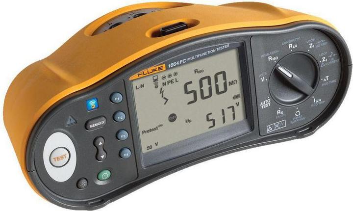 Beha Amprobe Fluke Multifunktions-Installationstester 1664 FC 20MOhm... 1GOhm IP40 (CAT III 500V, CAT IV 300V)