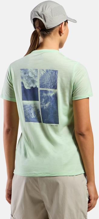Actual product image Odlo Women's X Pow Merino Tencel T-Shirt Crew Neck S/S (XL)