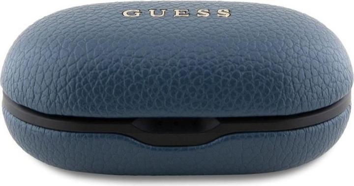 Actual product image Guess PU Grained ENC TWS Wireless Headphones with Charging Case - Blue (ANC, 30 h, Wireless)