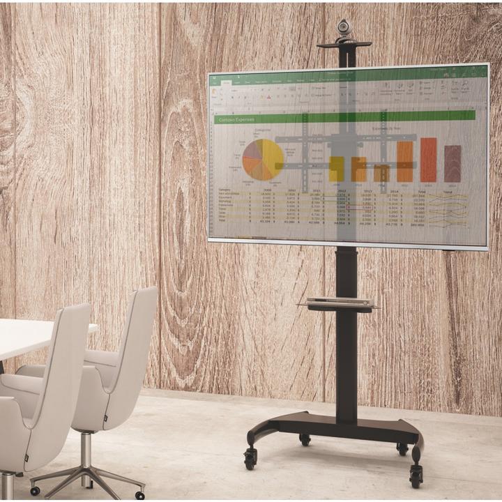 Produktbild Techly TV Trolley für LCD LED TV 60"-100", mit Ablage (100 kg, 60" - 100")
