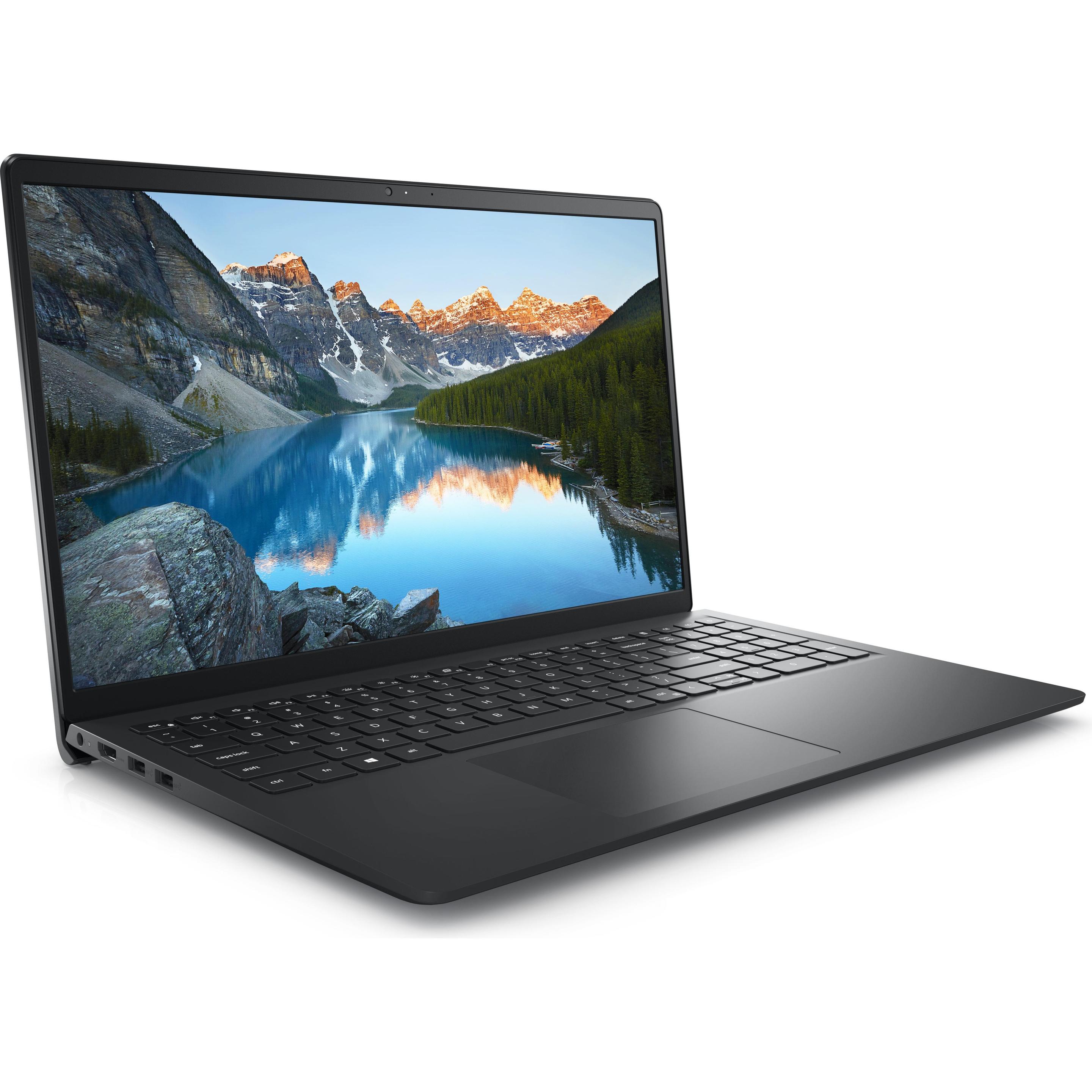 Dell 3520 (15.60", 256 GB, 8 GB, DE, Intel Core i3-1215U), Notebook, Schwarz