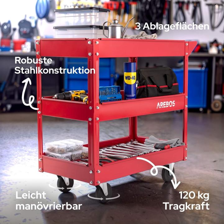 Image du produit Arebos Chariot d'atelier (2 x)