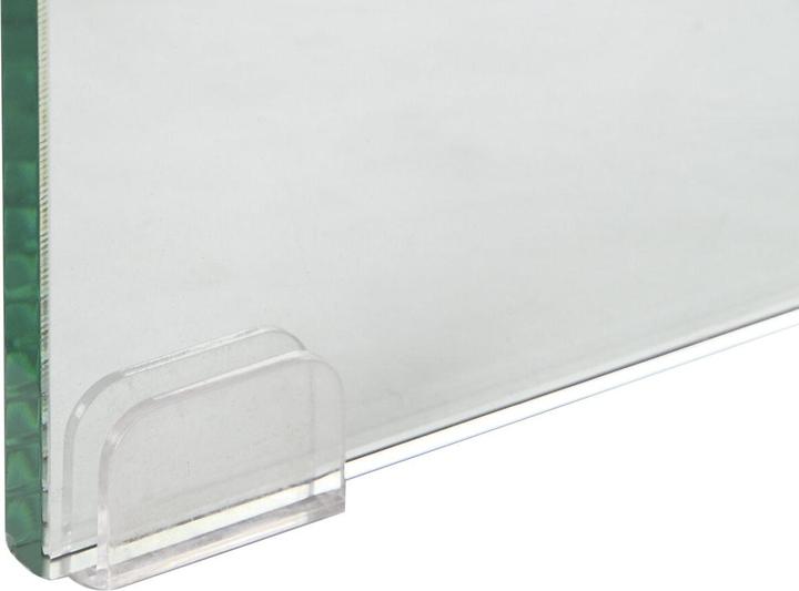 Actual product image DKD Home Decor Console Brown Transparent Crystal Walnut MDF Wood 160 x 45 x 80 cm (160 x 45 x 80 cm)