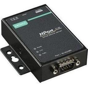 Moxa NPORT 5130 - Server di dispositivi RS-422485 con 1 connessione, temperatura operativa da 0 a 55 °C, Server di stampa