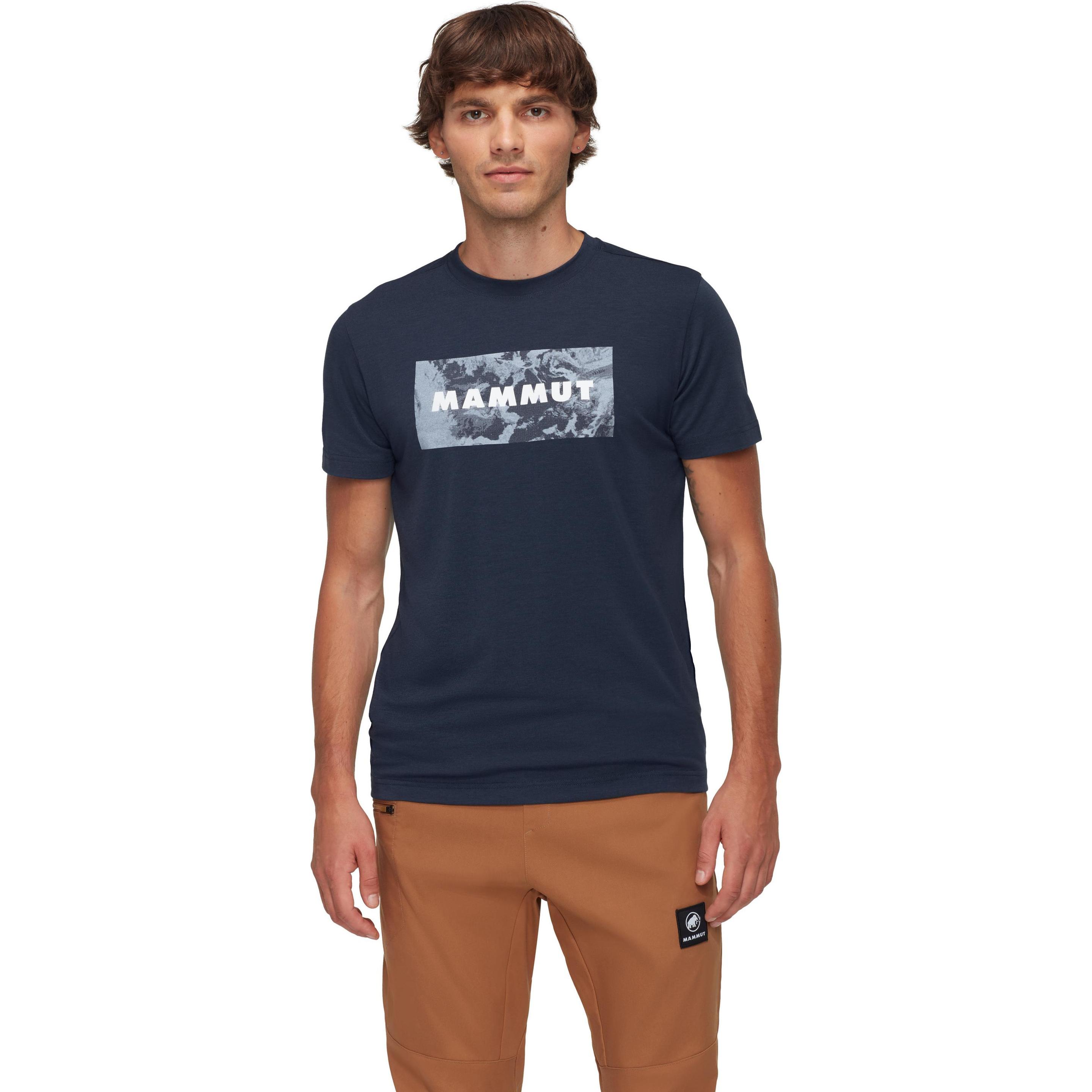 Thumbnail - Mammut, Herren, Shirt, Trovat T-Shirt Men Logo, Blau, (S)