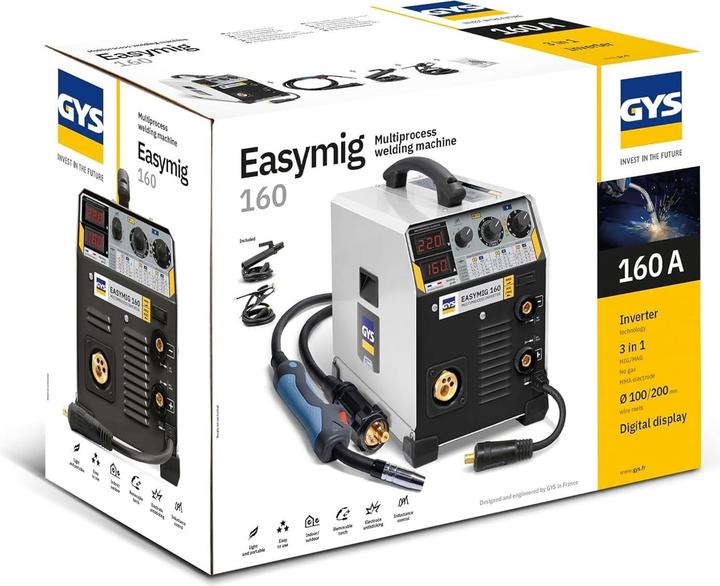 Produktbild GYS Halbautomatische Schweissmaschine EasyMig 160