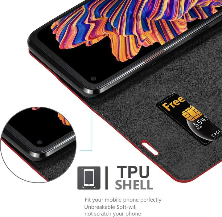 Productafbeelding Cadorabo Boek Invis. Magnetisch deksel (Samsung Galaxy Xcover Pro)