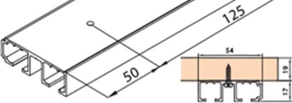 Produktbild HAWA Doppellaufschienen