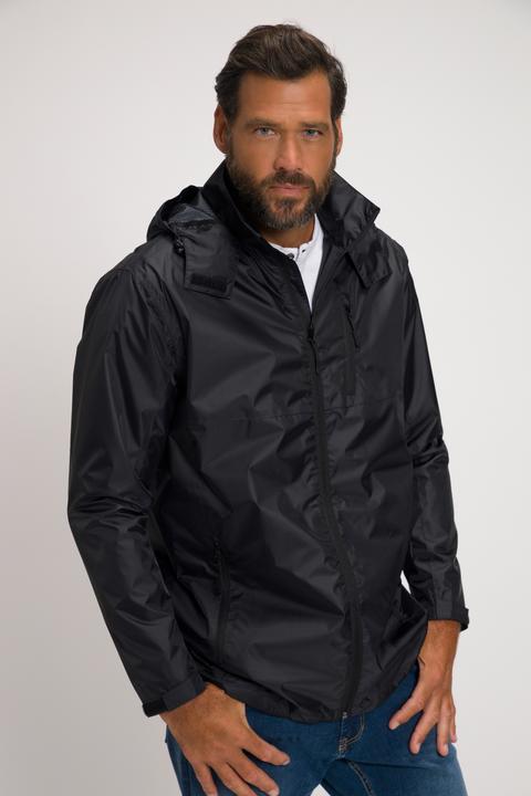 Immagine prodotto JP1880 Giacca impermeabile da pioggia con cappuccio, zip e leggera fodera di mesh (4XL)