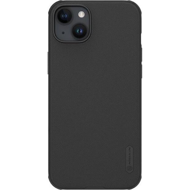 Nillkin Super Frosted Shield MagSafe Series Hülle (Apple iPhone 15 Plus), Smartphone Hülle, Schwarz