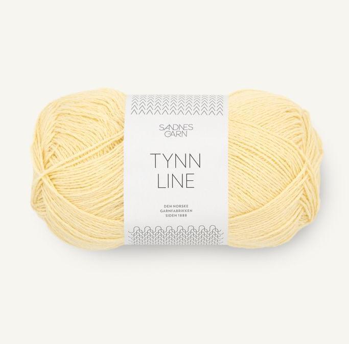 Actual product image Sandnes Garn Tynn Line col. 2122 lys gul ca. 220 m 50 g (220 m)