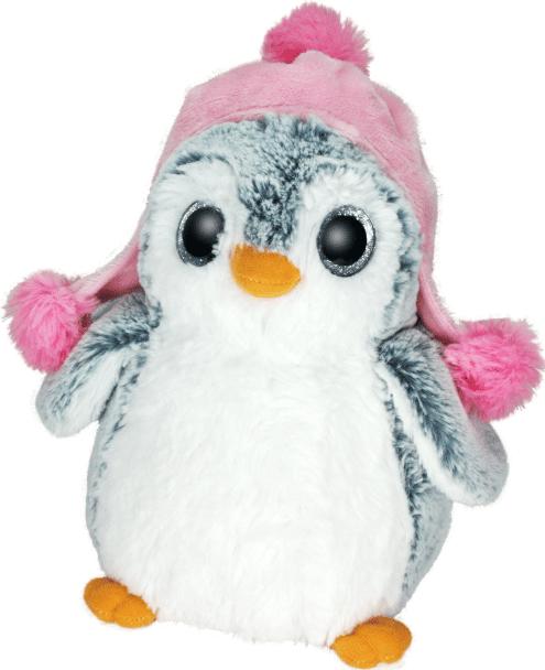 Actual product image Besttoy Pinguin Kuscheltier mit rosa Mütze, ca. 25 cm (25 cm)
