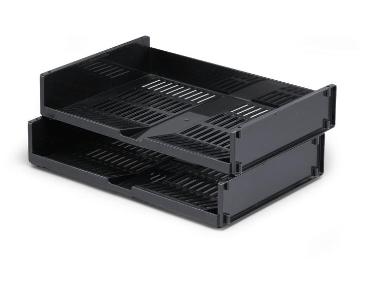 Actual product image Durable 1700801058 Desk Tray Polystyrene Black (A4)
