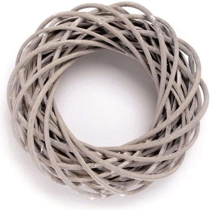 Actual product image Glorex Wicker wreath grey