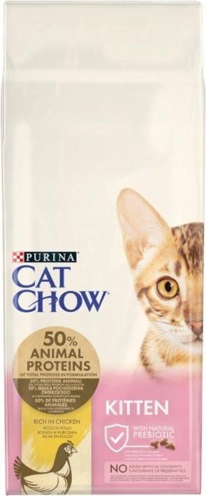Image du produit Purina CAT CHOW Kitten chicken aliment sec pour chatons au poulet 15kg (Junior, 1 pcs, 15000 g)