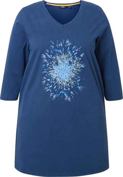 Produktbild Ulla Popken Shirt, Pusteblume, A-Linie, V-Ausschnitt, 3/4-Arm (58)