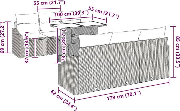 Produktbild vidaXL Leroy