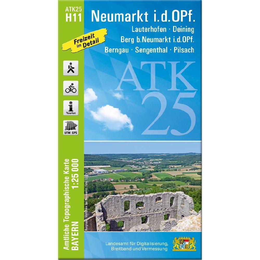 ATK25-H11 Neumarkt i.d.OPf. (Amtliche T, Landkarte