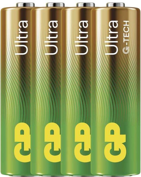 Productafbeelding GP Batteries Ultra Alkaline batterij AA Mignon 1,5V Blister van 4 (4 Pcs., AA)