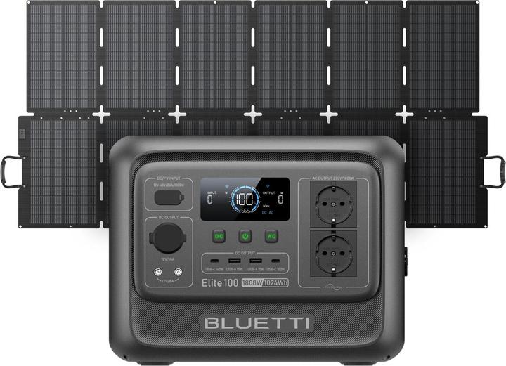 Produktbild Bluetti Power Station Elite 100 V2 (1024 Wh, 13.26 kg)