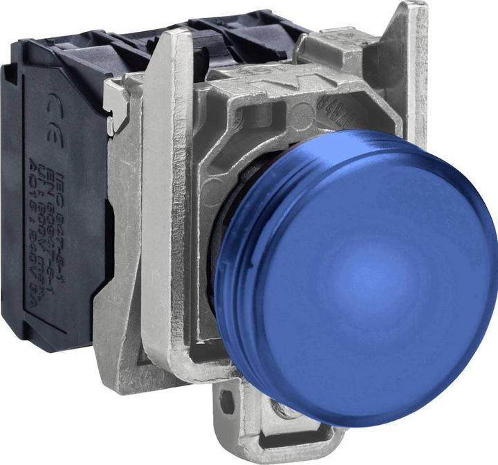 Produktbild Schneider Electric Leuchtmelder LED 48-120VAC blau XB4BVG6