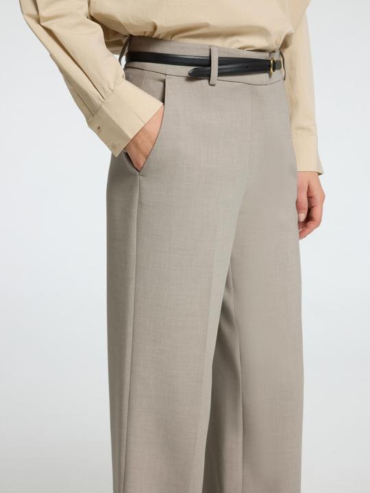 Actual product image Selected Slfrita Mw Wide Pant Mel Noos (32, 36)