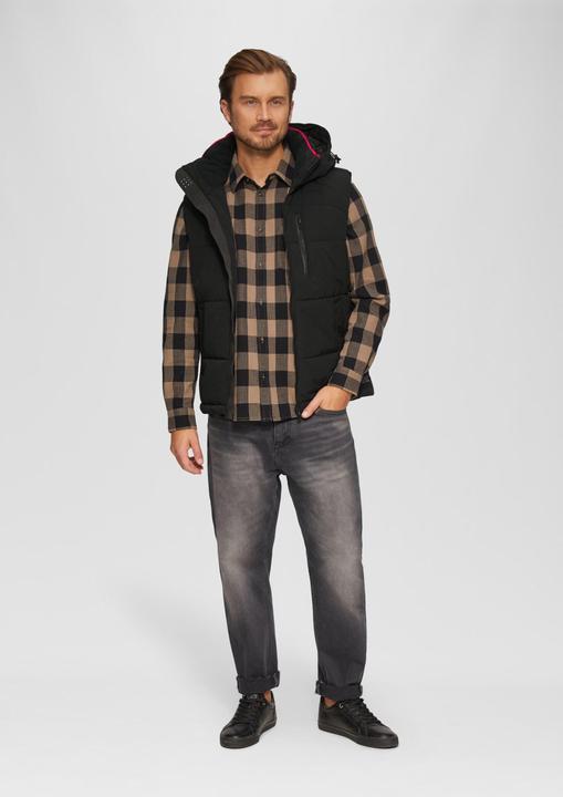 Image du produit S.Oliver Outdoor-Weste Wärmende Steppweste mit abnehmbarer Kapuze (S)