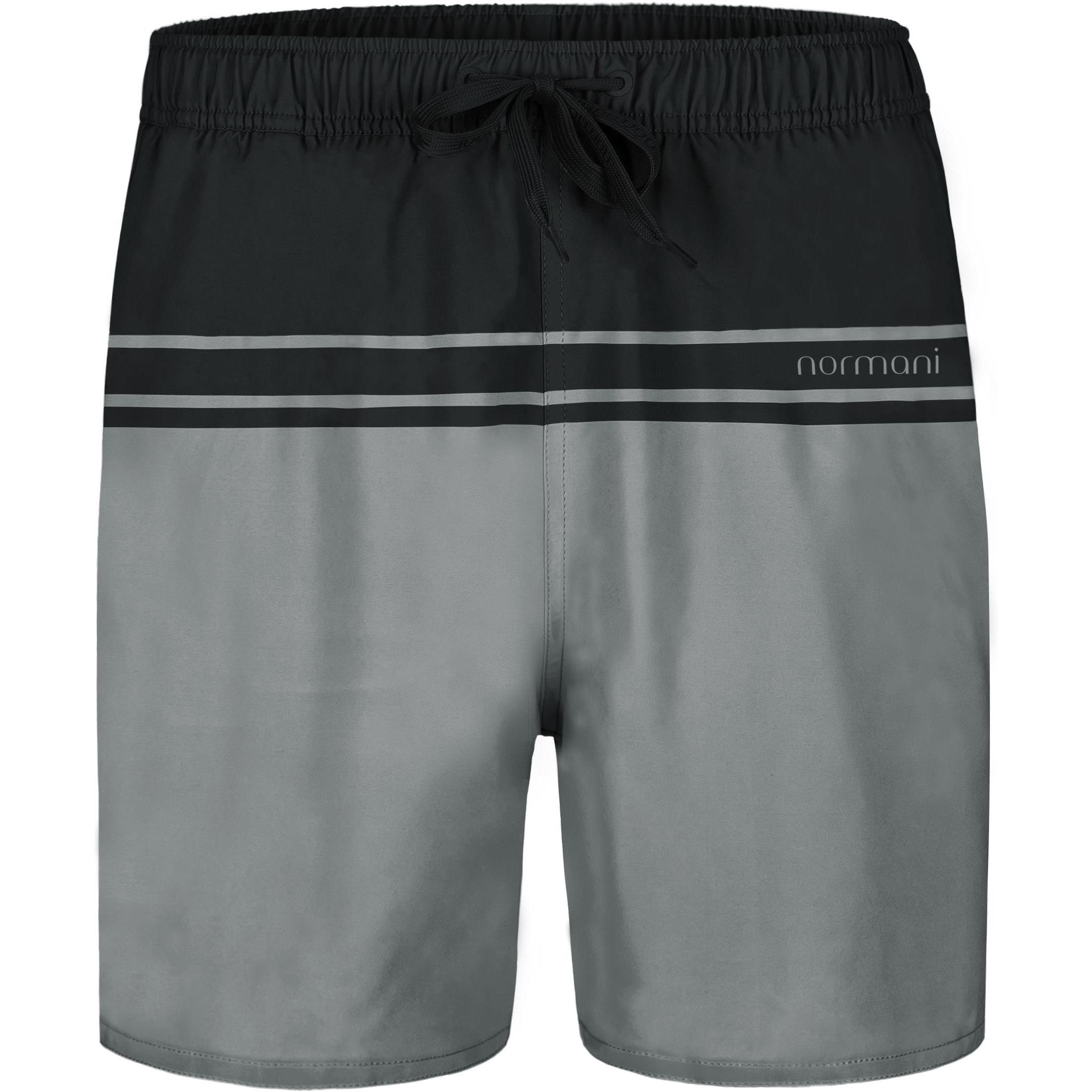 Normani, Herren, Badehose, Herren Badeshort Makaha, Schwarz, (S)
