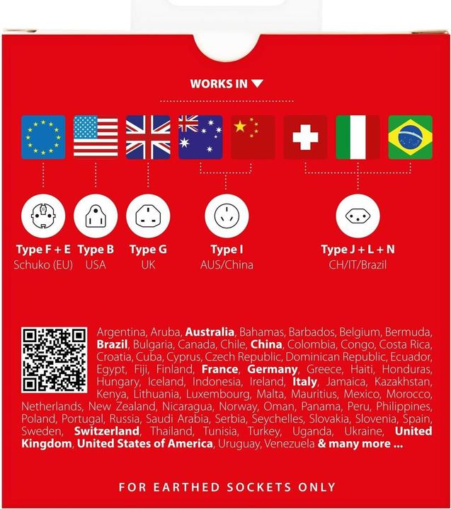 Image du produit Skross PRO-WORLD & USB - Adaptateur de voyage