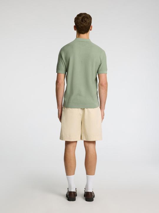 Produktbild Selected Homme Slhcran Ss Knit Structure Half Zip Polo (M)