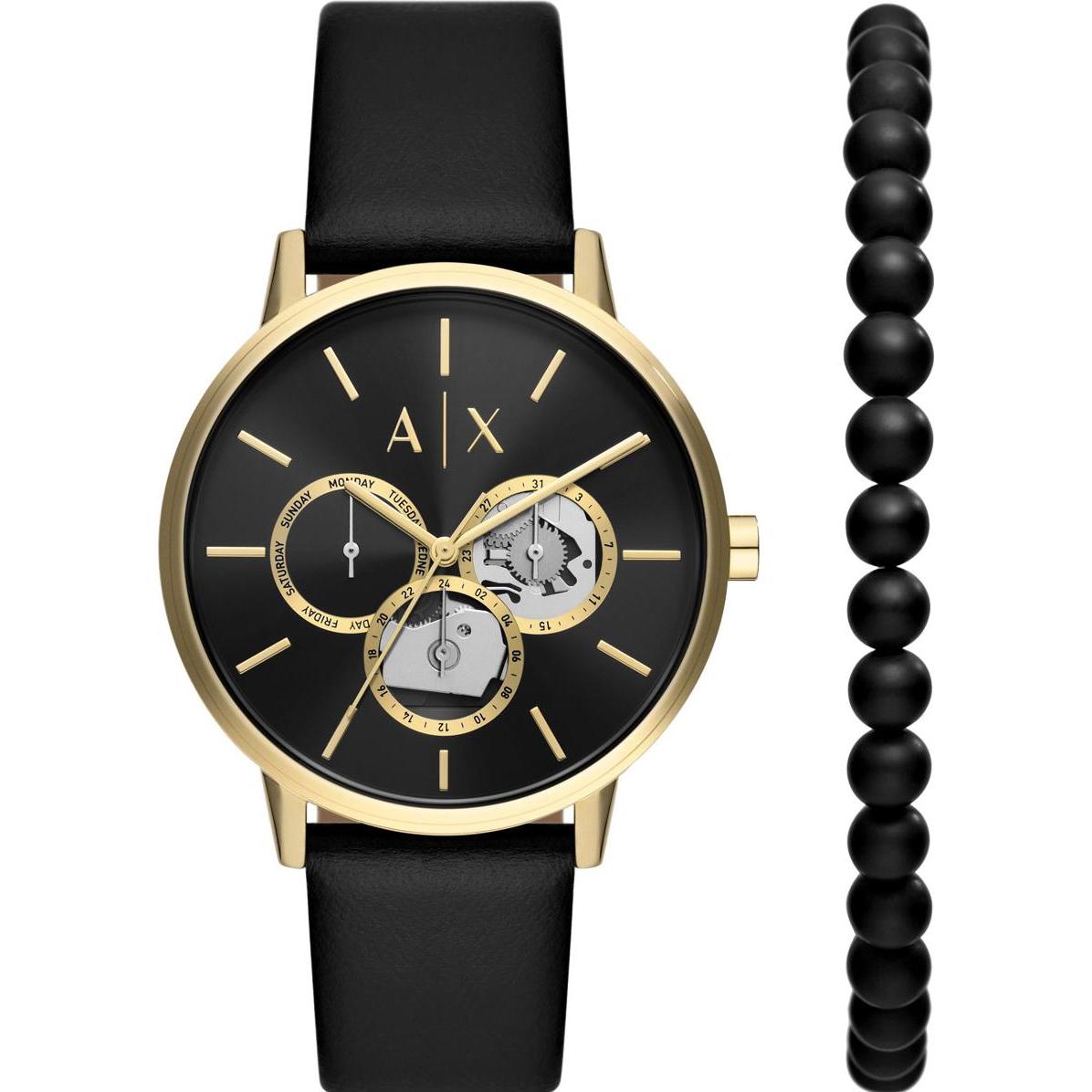 Armani Exchange, Armbanduhr, Cayde, Gold, (Analoguhr, 42 mm)