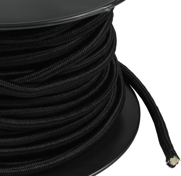 Produktbild Benson Gummiband auf Rolle 6 mm 25 m schwarz (25 m)