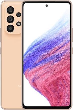 Produktbild Samsung Galaxy A53 5G EU (128 GB, Awesome Peach, 6.50", Dual SIM, 64 Mpx, 5G)