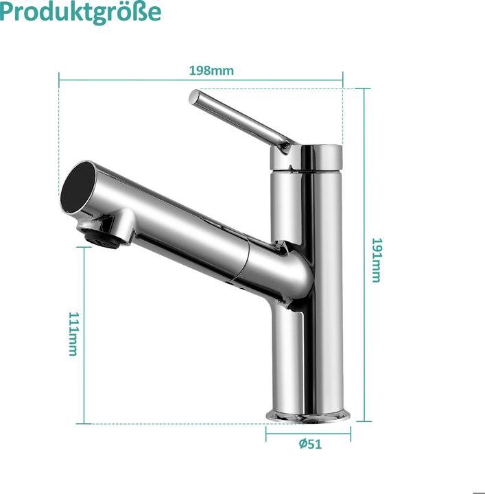 Produktbild Emke Wasserhahn mit Temperaturanzeige