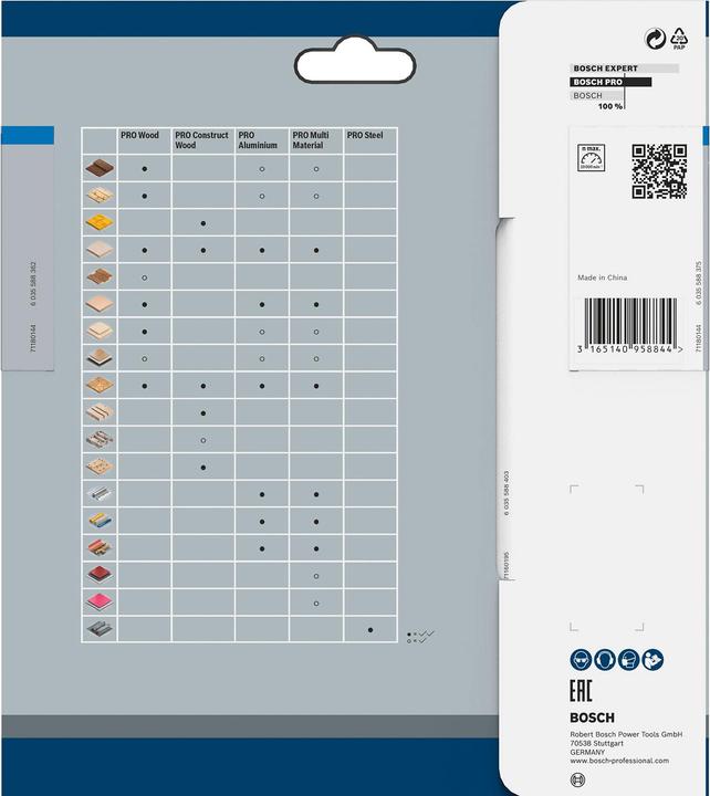 Productafbeelding Bosch Professional Zubehör Cirkelzaagblad voor accuzagen Standaard voor Aluminiu